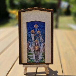 St Clare's Altar Mosaic Plaque