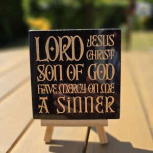 Jesus Prayer - Granite Prayer Plaque