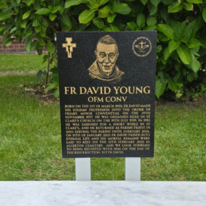 Personalised Blessed Granite Headstone